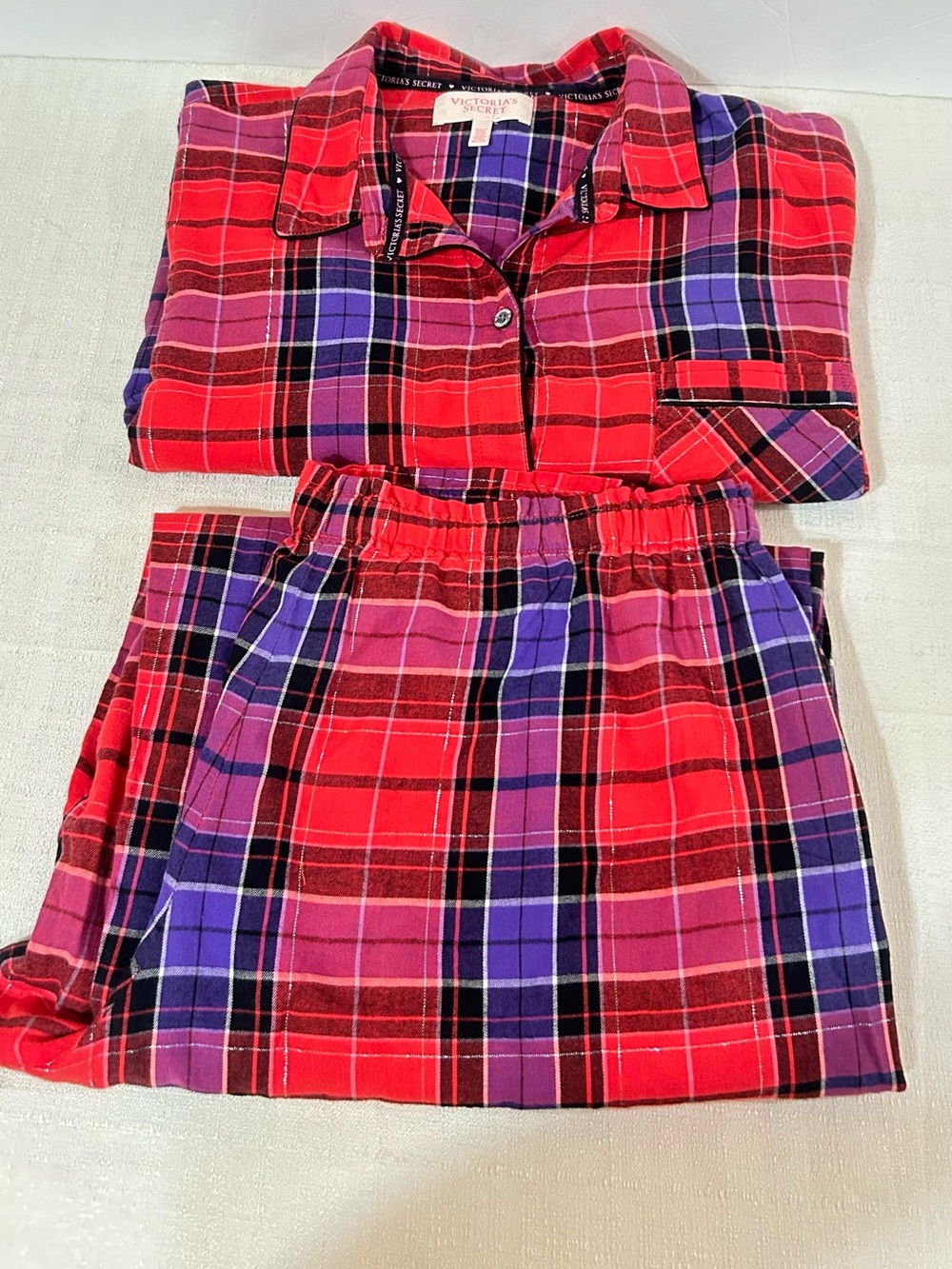 Pajama Set Victoria’s Secret Plaid Pajama Set XL